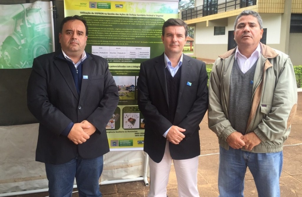 Roberto, Luciano e Rubens, da Iagro