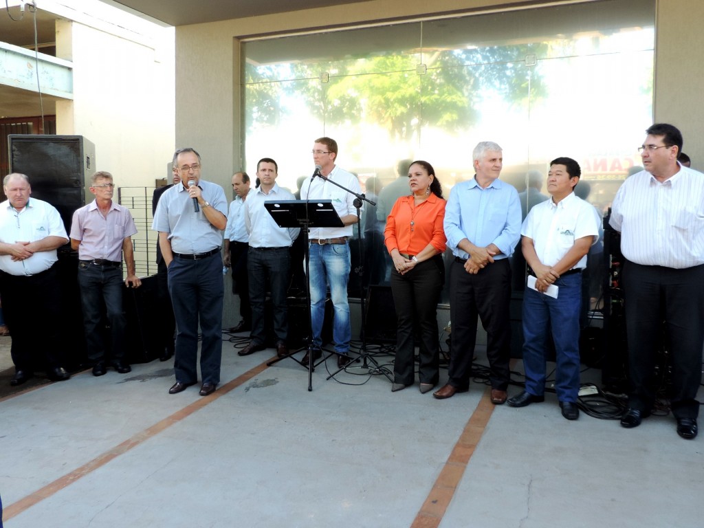 Sec Fernando Lamas na inauguração, foto de DEMERVAL NOGUEIRA
