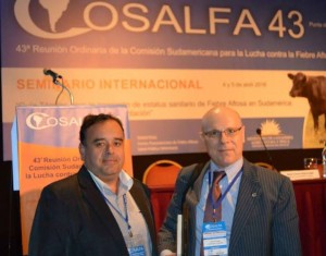 Roberto e Dr Otorrino Cosivi_Diretor do Panaftosa OPS OMS