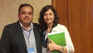Roberto e Dra Edviges Maristela Pituco do Instituto Biológico de São Paulo
