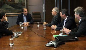 Em agenda com presidente da CSN, governador apresentou potencialidades de Mato Grosso do Sul para atrair investimentos