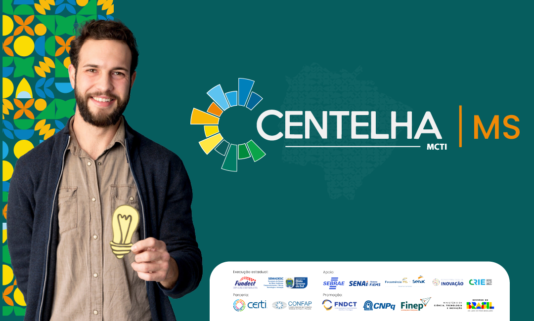 Fundect prorroga prazo e startups têm até 25 de maio para buscar recursos do Programa Centelha MS Fundect prorroga prazo e startups têm até 25 de maio para buscar recursos do Programa Centelha MS